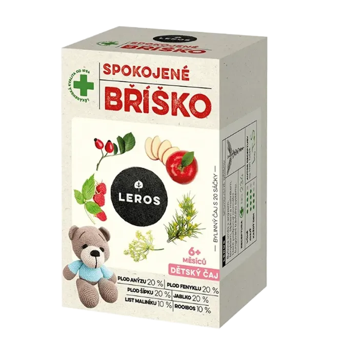 LEROS Dětský čaj Spokojené bříško 20x2 g